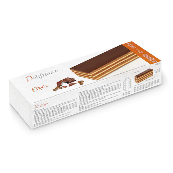 Opera Chocolate Strip Cake - 12x4''/30x10cm - serves up to 12 - 800g/28oz - Image 4