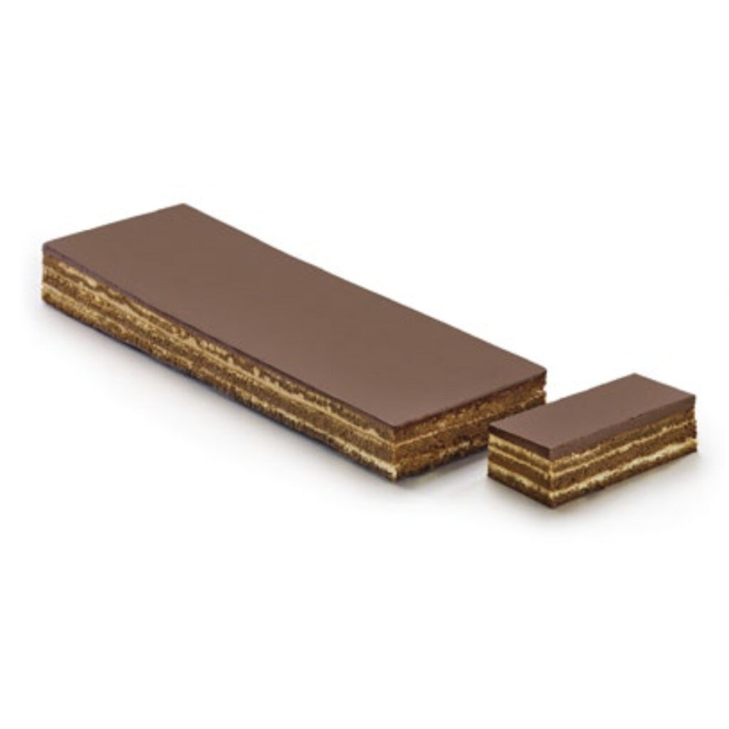 Pastel de chocolate con tiras de ópera - 12 x 4''/30 x 10 cm - sirve hasta 12 - 800 g/28 oz