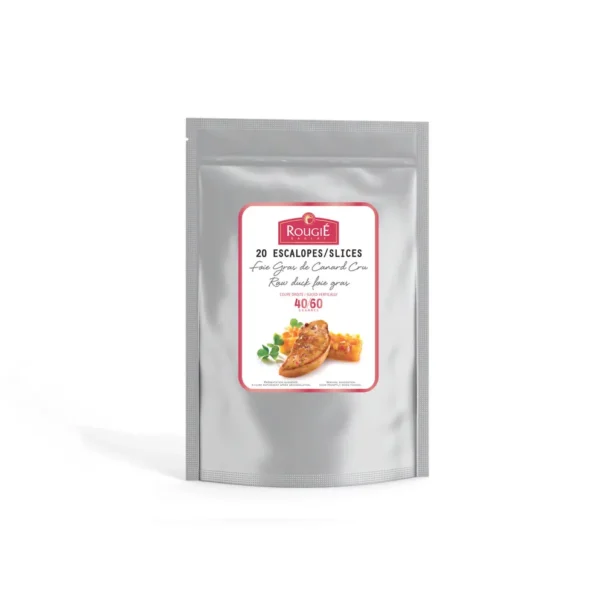 Duck Foie Gras slices ROUGIE - 20 slices - 1kg/2.2lb – Image 3