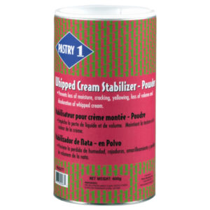 Poudre stabilisatrice pour crème fouettée - 500 g/1,1 lb