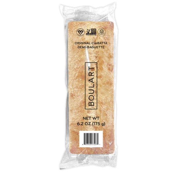 Ciabatta Half Baguette BOULART - 175g/6.17oz - pack of 6 – Image 2