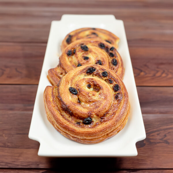 Large Raisins Premium Croissant Swirl AOC french butter - pack of 6 – Image 2